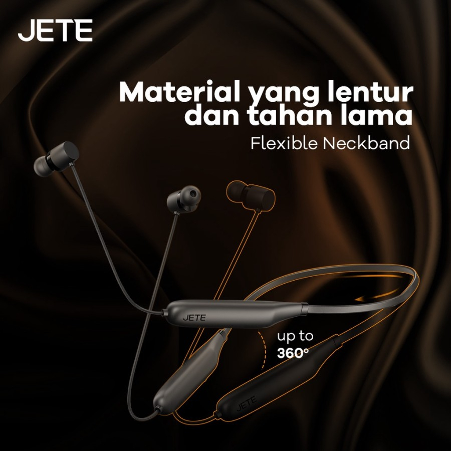 JETE 09 Earphone Sport Bluetooth Neckband Wireless