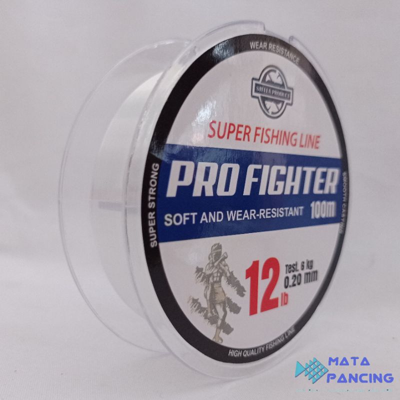 Senar pancing stella pro fighter dan orca phantom super fishing line nylon copolymer kuat 100m