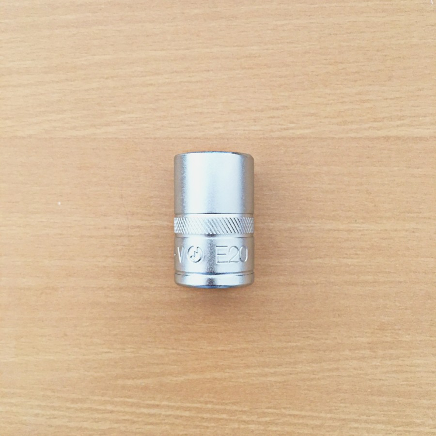 MATA SOKET BINTANG E 1/2" DR - 1/2" DR E STAR SOCKET 20MM - KUNCI SOK
