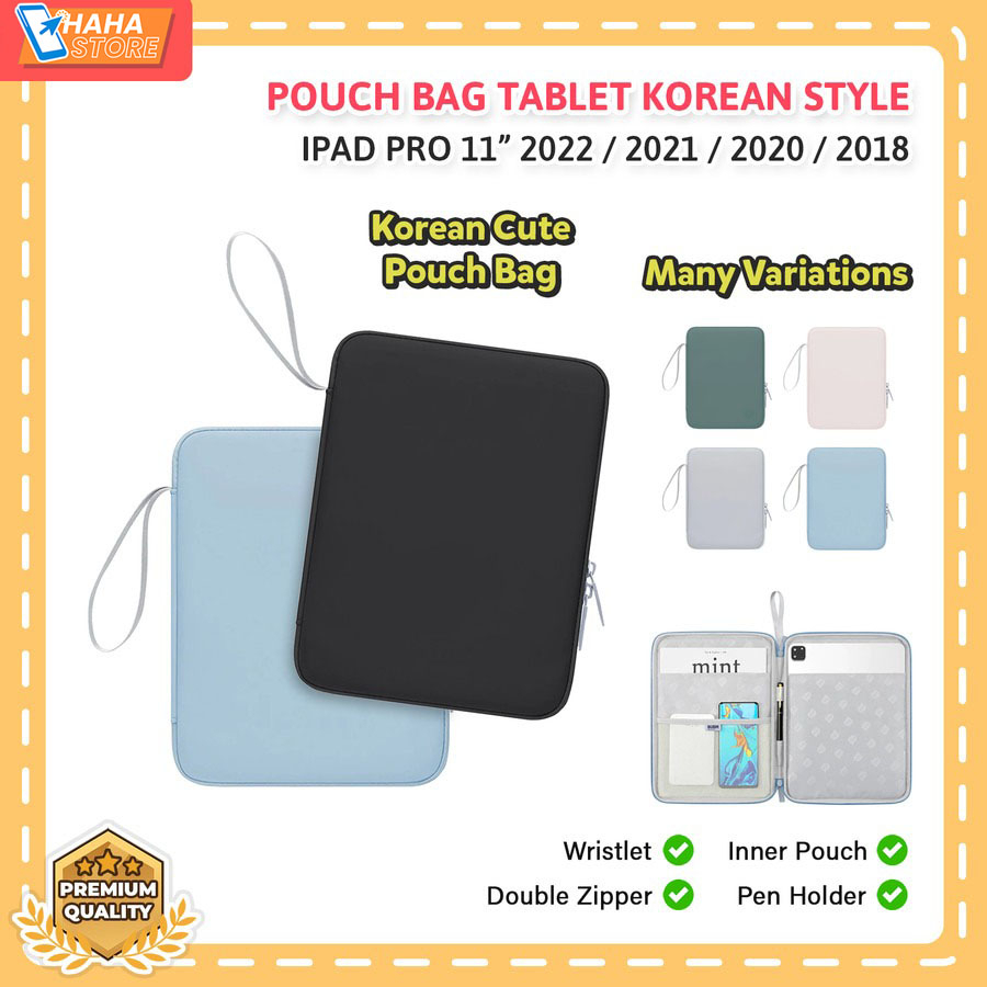 iPad Pro 11 inch 2022 2021 2020 2018 Clutch Hand Bag Sleeve Tas Tangan Handbag Laptop Sleeve Tablet 