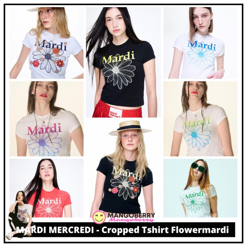 MARDI MERCREDI - Cropped Tshirt Flowermardi