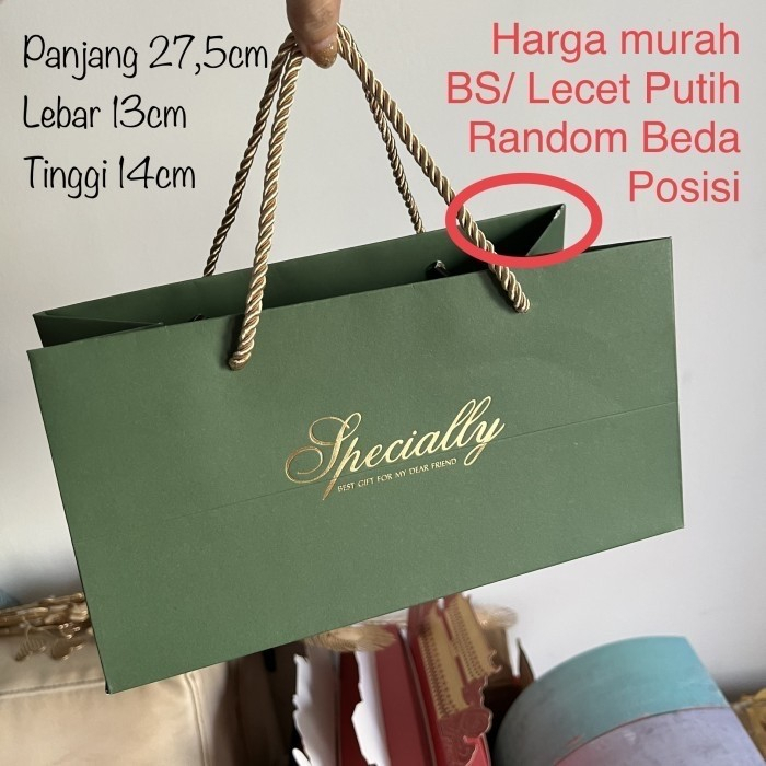 

Paper Bag PB54 Isi 5pcs Tas Cantik Goodie Bag