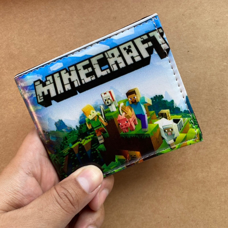 DOMPET ANAK ANAK KARAKTER MINECRAFTT DOMPET ANAK LAKI LAKI MURAH MERIAH DOMPET ANAK COWOK LIPAT DOMPER ANAK KARAKTER