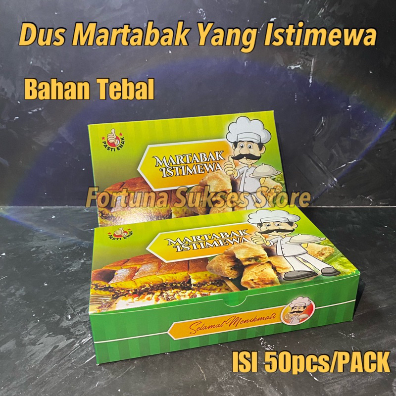 

(ISI 50pcs) Dus Martabak Manis / Dus Martabak telor - Dus Martabak Istimewa
