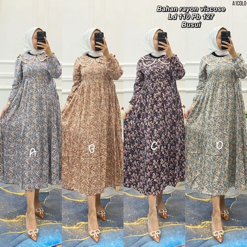 Midi exriss rayon viscose premium