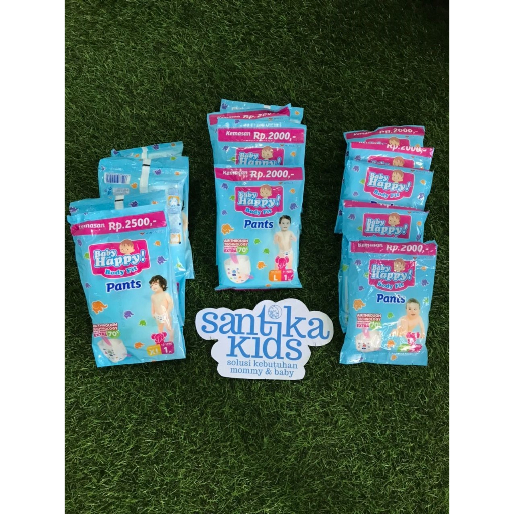 BABY HAPPY RENCENG (1 RENCENG ISI 6)