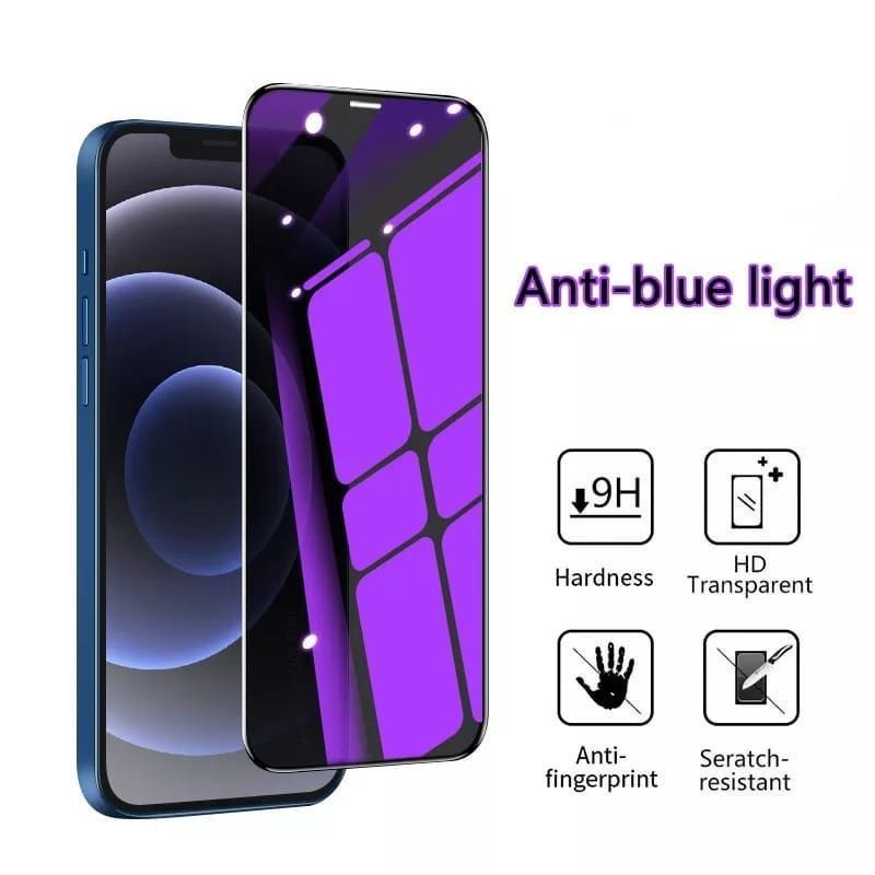Tempered Glass Blue Light Anti Radiasi Full Lem Samsung S10 Lite Note 10 Lite Note 20 5G A3 2017 A5 