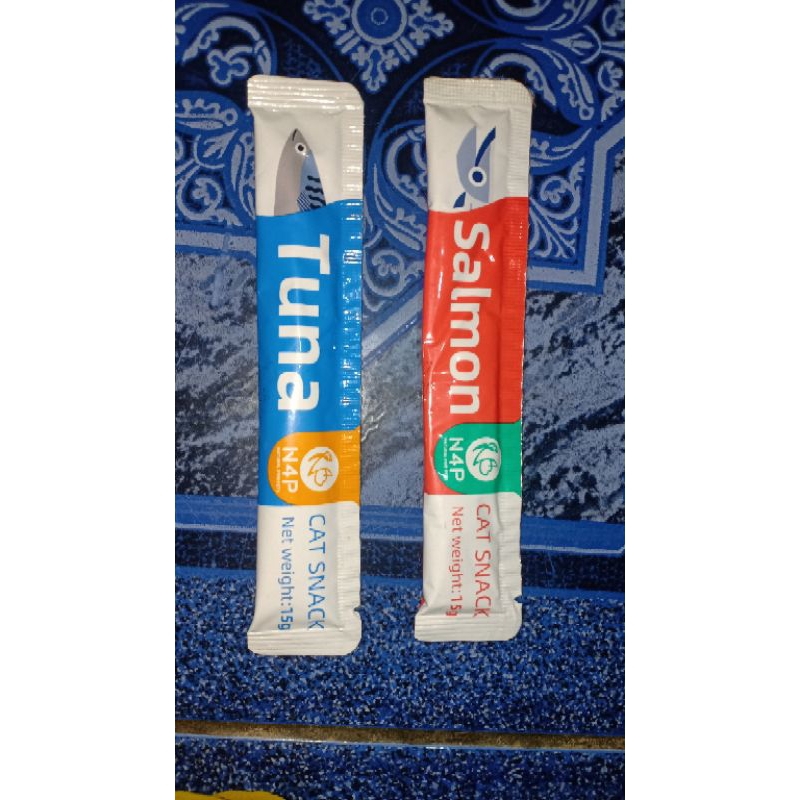 Cat snack N4P 15gr - Snack kucing natural for pets creamy treats