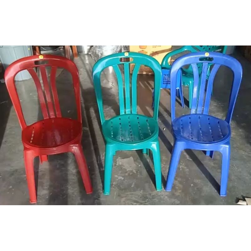 kursi plastik sandaran