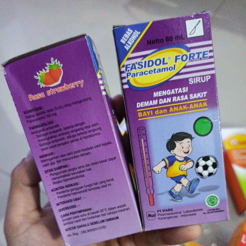 Fasidol Forte Drops Drop sirup paracetamol demam bayi dan anak