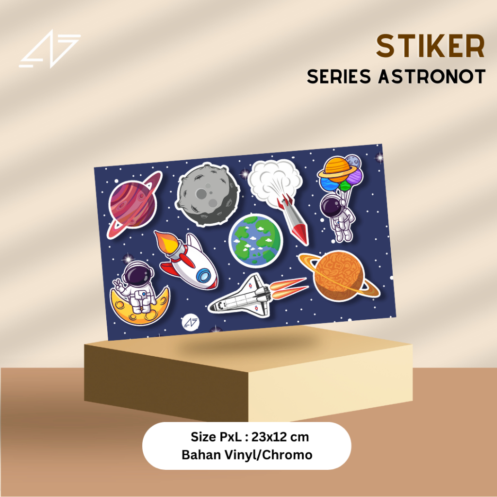 

Sticker Laptop Astronot Stiker Laptop Hiasan Laptop Tema Astro