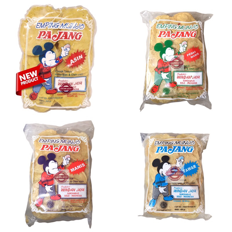 EMPING MLINJO PAJANG BESAR 400gr EMPING MLINJO PEDAS EMPING PAJANG SOLO