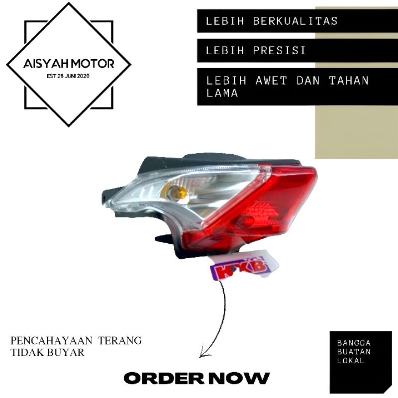 Reflektor Lampu Belakang Honda Beat Karbu