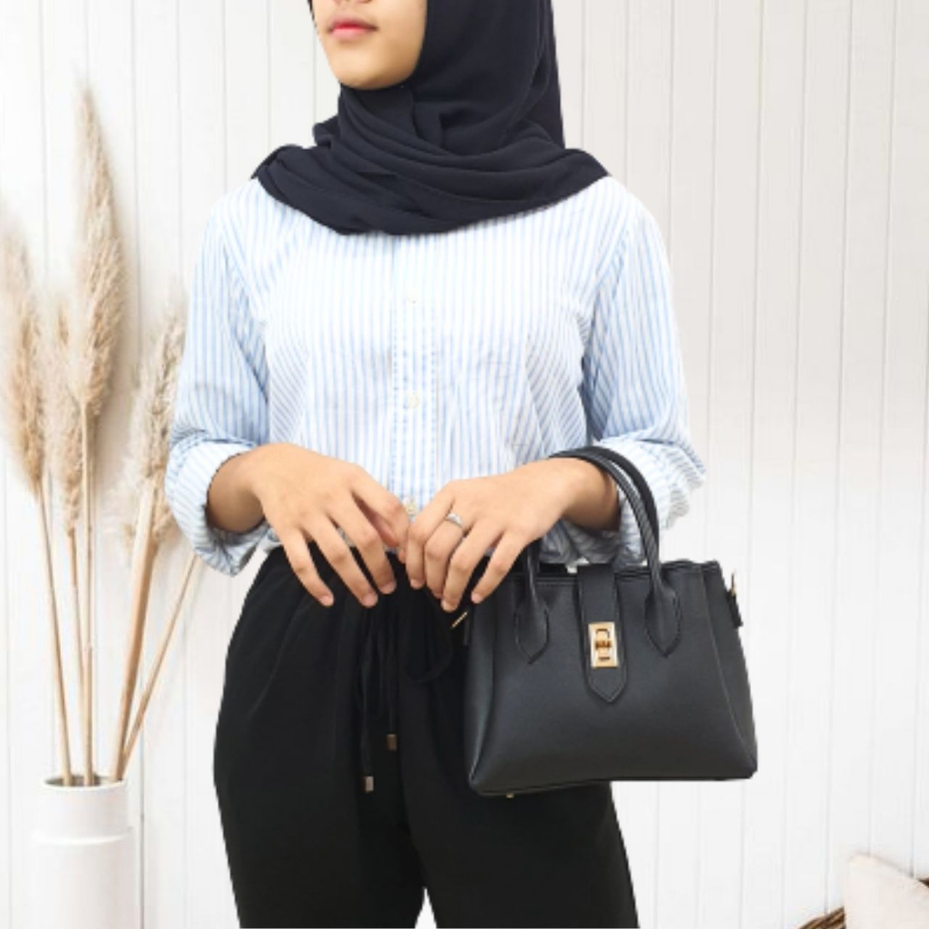 Tas Wanita 3 Ruang | Tas Selempang Wanita PINIE | Sling Bag Wanita Korea