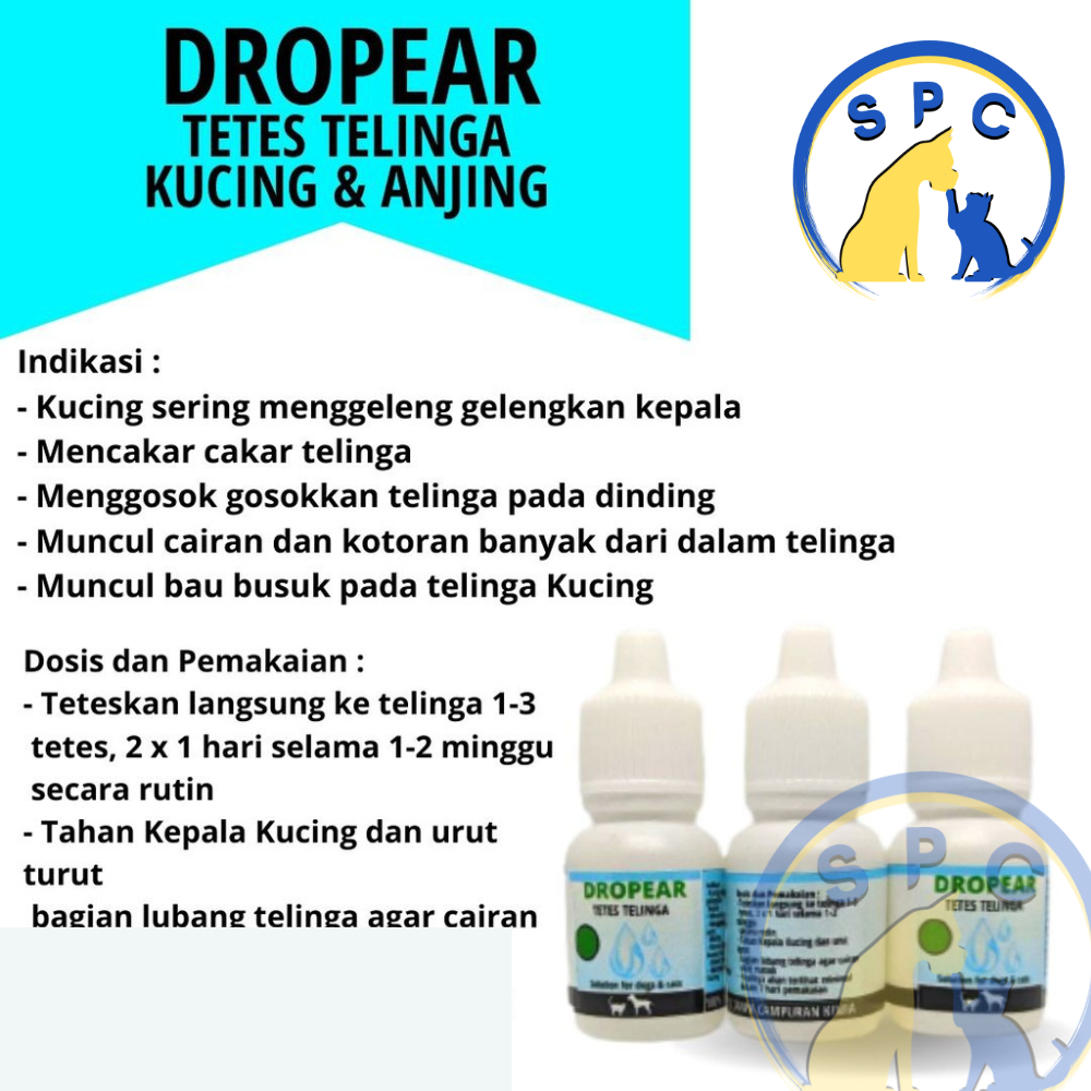 OBAT TETES TELINGA KUCING OBAT RADANG TELINGA KUCING CONGEK BAU Kuping