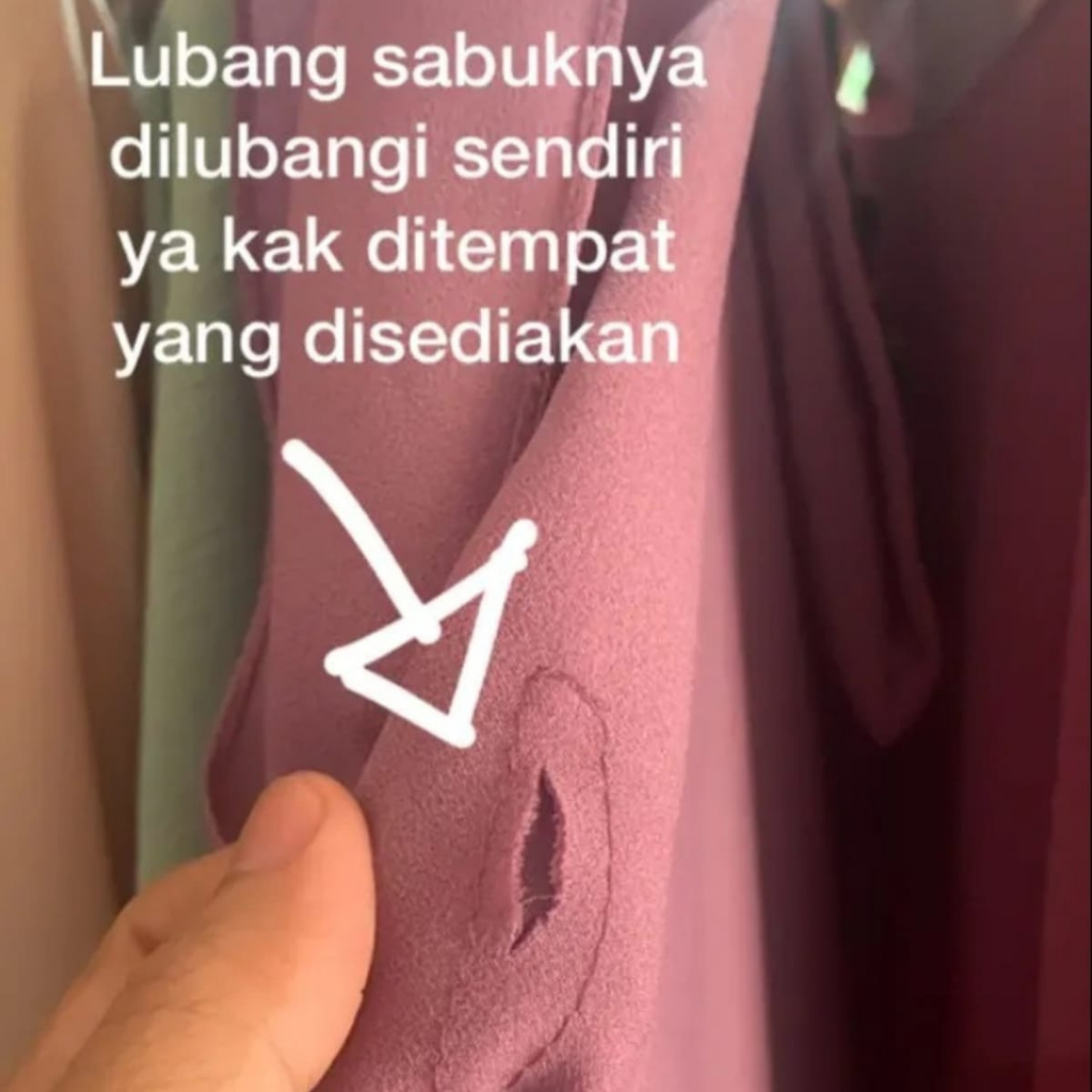 (BONUS SCRUNCIER) Kaftan Rinjani/Kaftan Isyana Terpajang Sampai Mata Kaki bahan Diamond