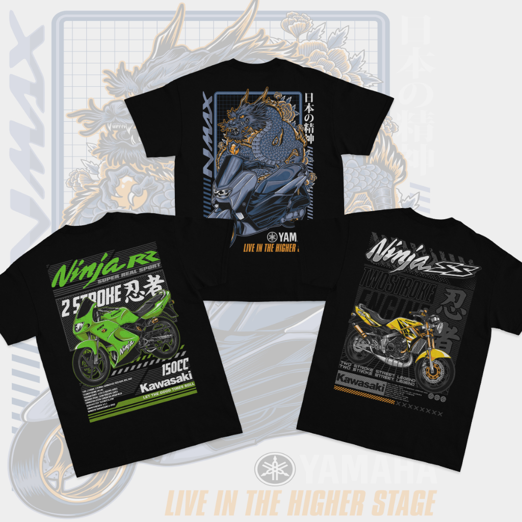 Baju kaos dewasa pria laki laki t-shirt Motor distro lengan pendek terbaru trend 2022 Kaos Sunmori