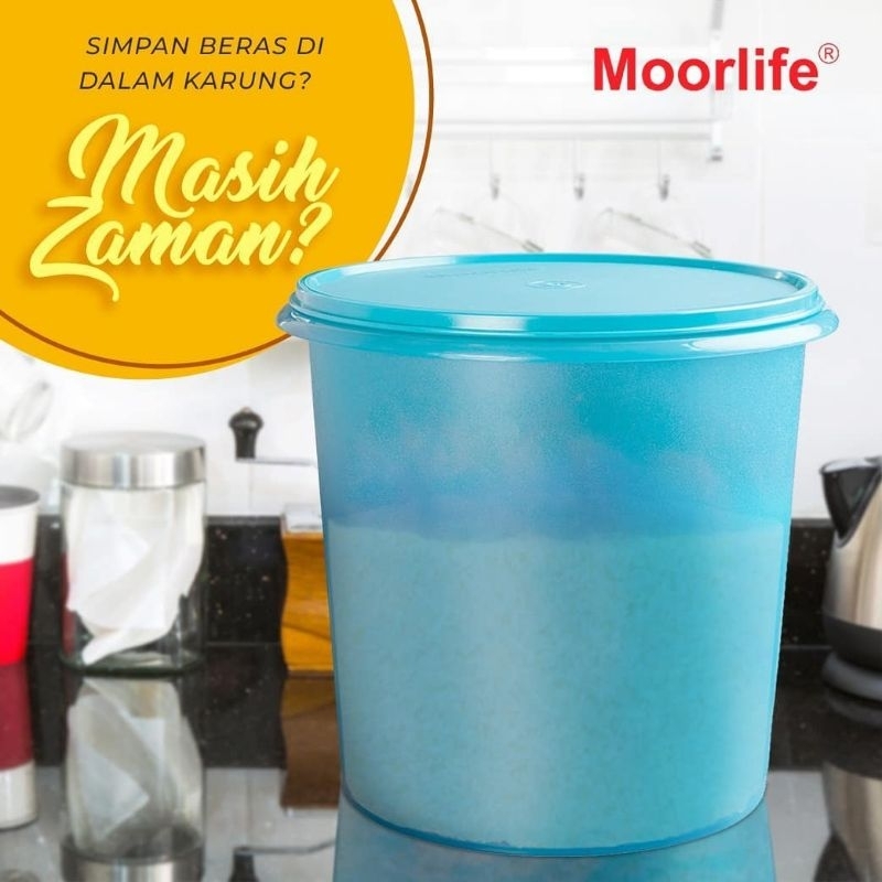Toples Vigan Moorlife 15.5ltr /Toples kerupuk/toplesmoorlife/toples moorlife/xlarge/tempat beras