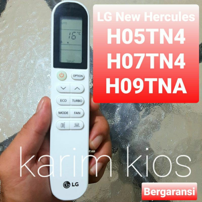 Remot Remote Ac LG New Hercules H05TN4 H07TN4 H09TN4