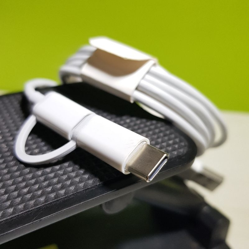 Kabel Data Xiaomi Type C Micro USB 2 in 1 Fast Charging Original