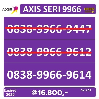 nomor axis perdana axis cantik 0838-9966-xxxx dan 0838-5111-xxxx