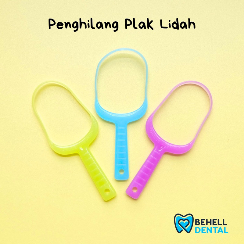 ORI PEMBERSIH LIDAH MULUT SIKAT DEWASA BAYI ANAK TONGUE CLEANER SCRAPER QORAL MIRIP FORMULA - Clean Penghilang Plak Lidah - Penghilang Bau Mulut