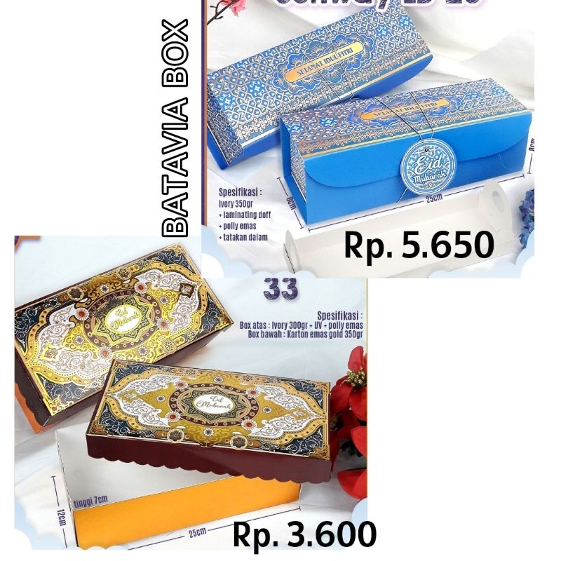 

Box Brownies/Bolu/roti edisi lebaran (pilih motif) MINIMAL PEMBELIAN 5PCS