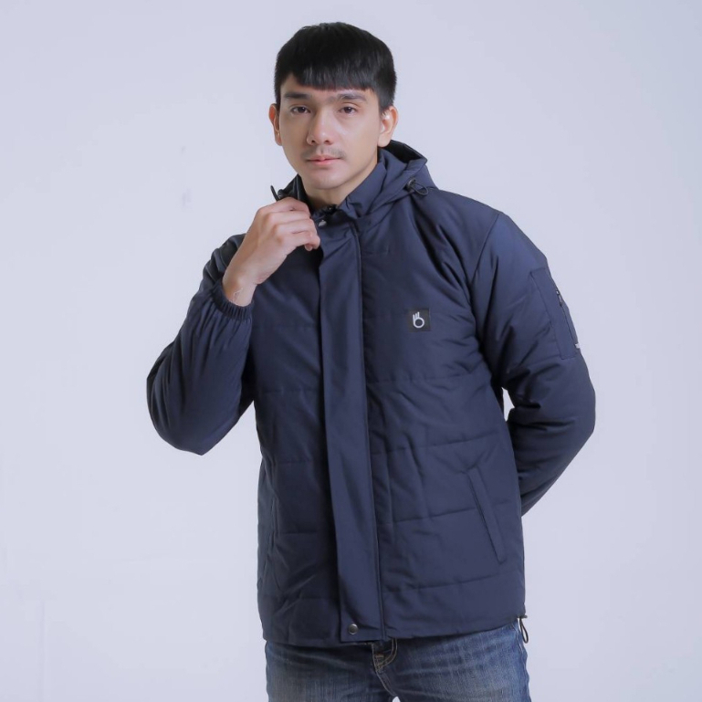 Jaket Puffer Jaket Kembung Jaket Gelembung Jaket Outdoor The Bojiel Navy