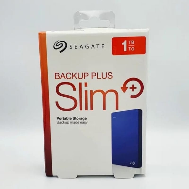 Hardisk Eksternal 1TB Seagate Backup Plus Slim USB 3.0 Baru. Hardisk Eksternal 1TB Fpr Laptop Notebook Laptop