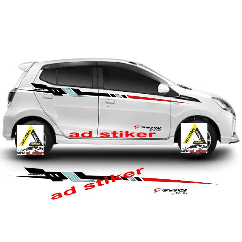 STIKER LIS MOBIL STIKER UNIVERSAL STICKER CUSTOM TERBARU 0030