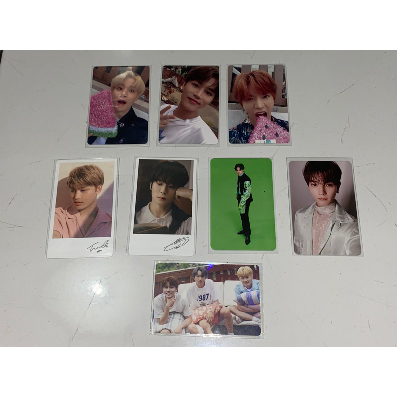 BACA DESK wts pc dicon nct 127, ar sticker johnny, pc natrep taeil jaehyun, pc pb universe taeyong