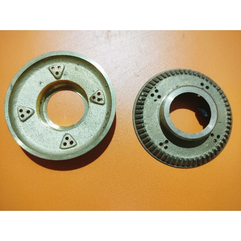 1SET(2 bj ) BURNER/MAWAR API TIPIS KOMPOR GAS RINAI 1 TUNGKU DAN 2 TUNGKU