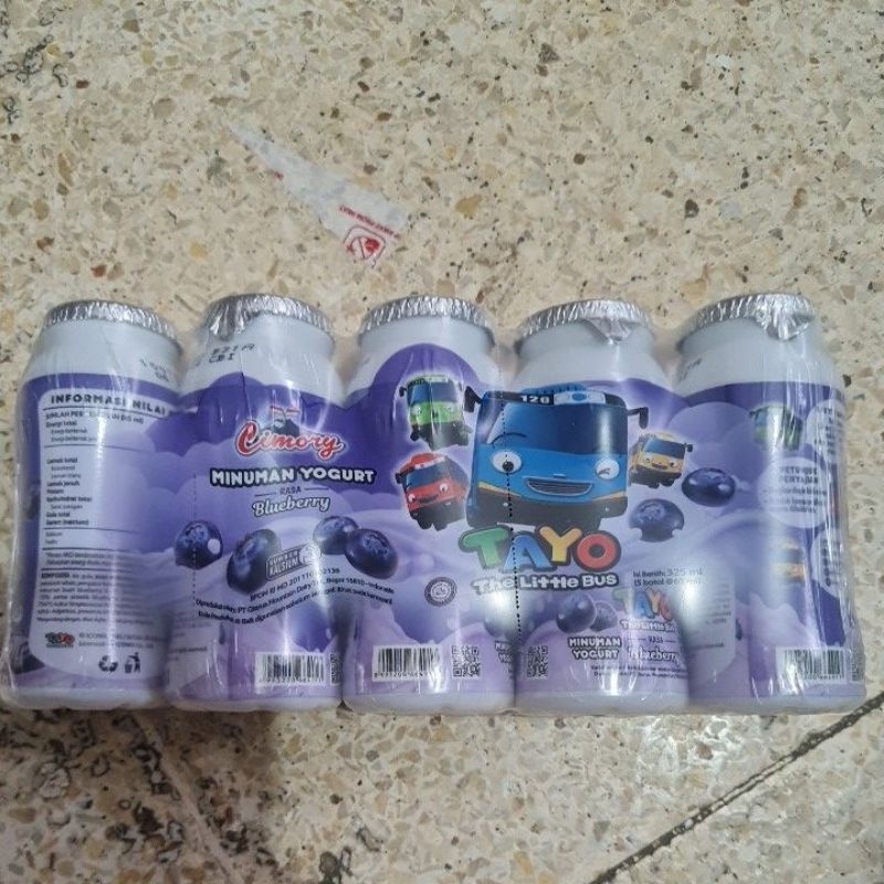 

1 PACK CIMORY YOGURT DRINK MINI 65ML ISI 5 RASA BLUEBERRY