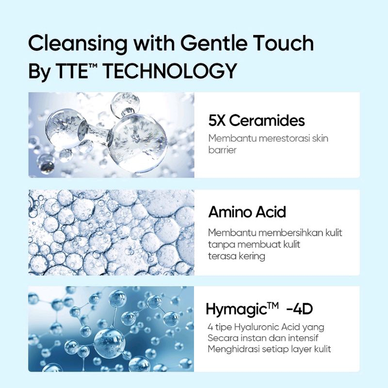SKINTIFIC - 5X Ceramide Low pH Cleanser Facial Wash Gentle Cleanser For Sensitive Skin 80ml Face Wash Sabun Cuci Muka Pe