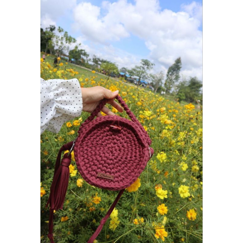 Macaron Crochet Bag/Tas Rajut/Tas Korea/Crochet Bag