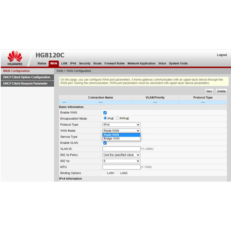 Huawei HG8120c XPON GPON EPON