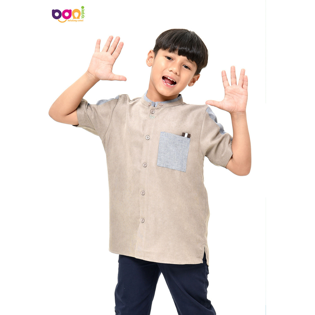 Koko anak laki laki Kemkid Amirul | Koko anak laki laki lengan pendek | Koko anak laki laki terbaru 