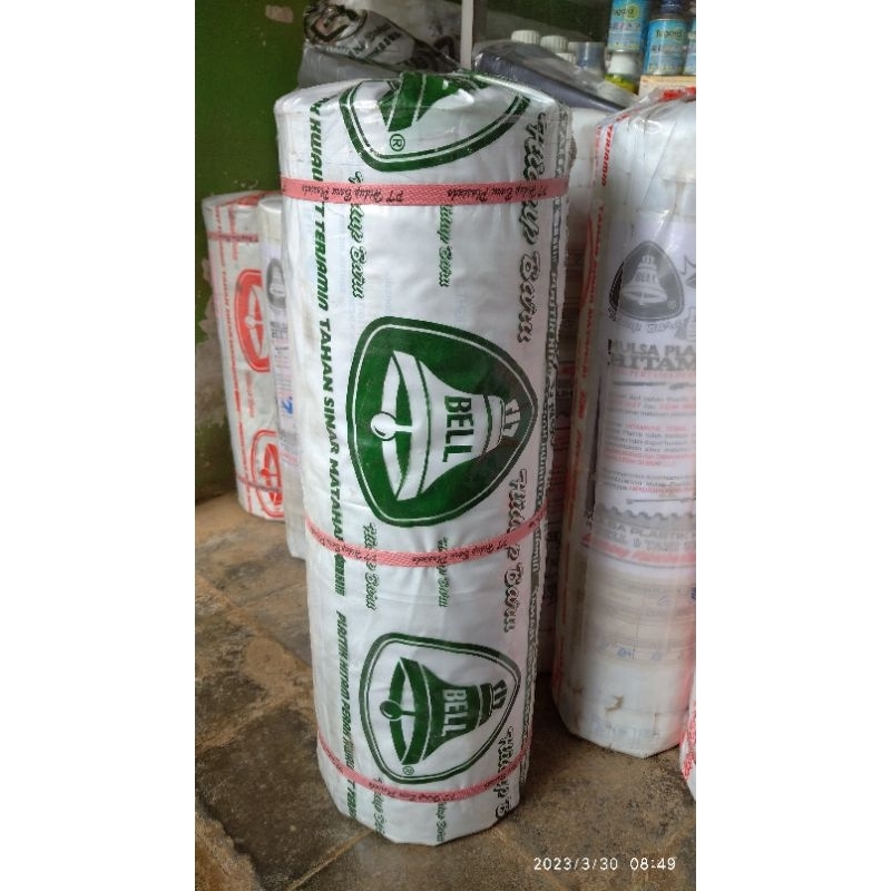 MULSA PLASTIK HITAM PERAK MEREK BELL UKURAN 120 CM 17 KG