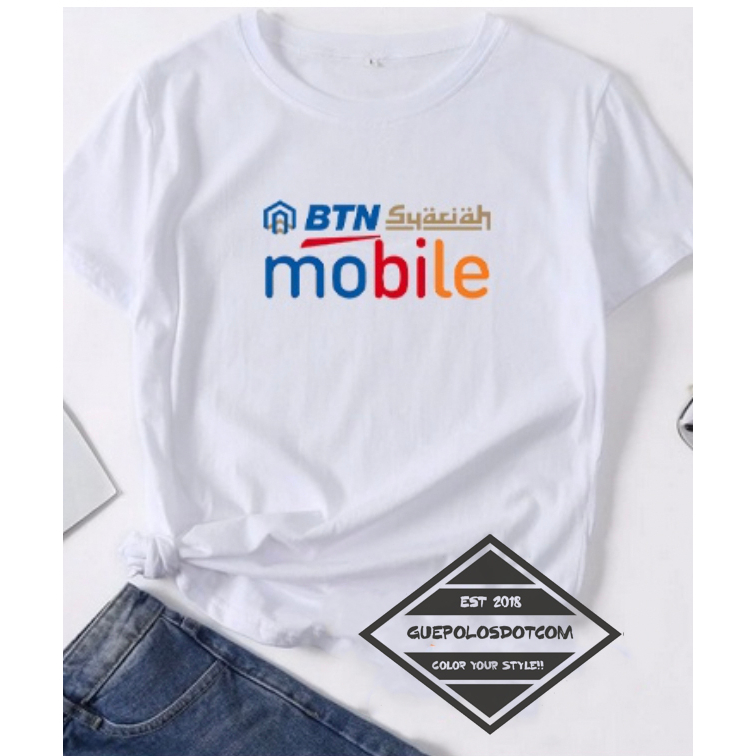 KAOS BAJU BANK BTN SYARIAH MOBILE TYPE 2 - KAOS BANK BTN SYARIAH MOBILE - BAJU BANK BTN SYARIAH MOBI