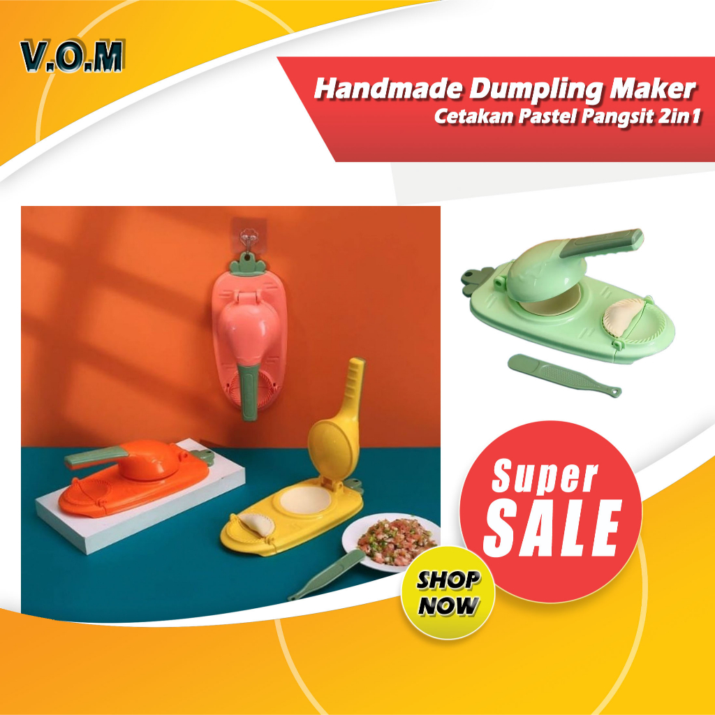 Cetakan Pastel Press Adonan Pangsit 2in1 Handmade Dumpling Maker 0881