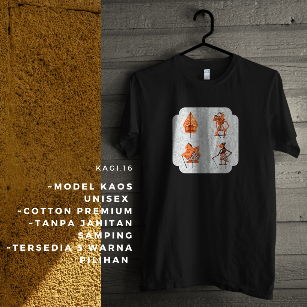 Kaos Wayang Baju Wayang Kaos Batik Kaos Unisex Baju Wanita Kaos Unisex kagi.16 Kaos Wanita Kaos Cowo