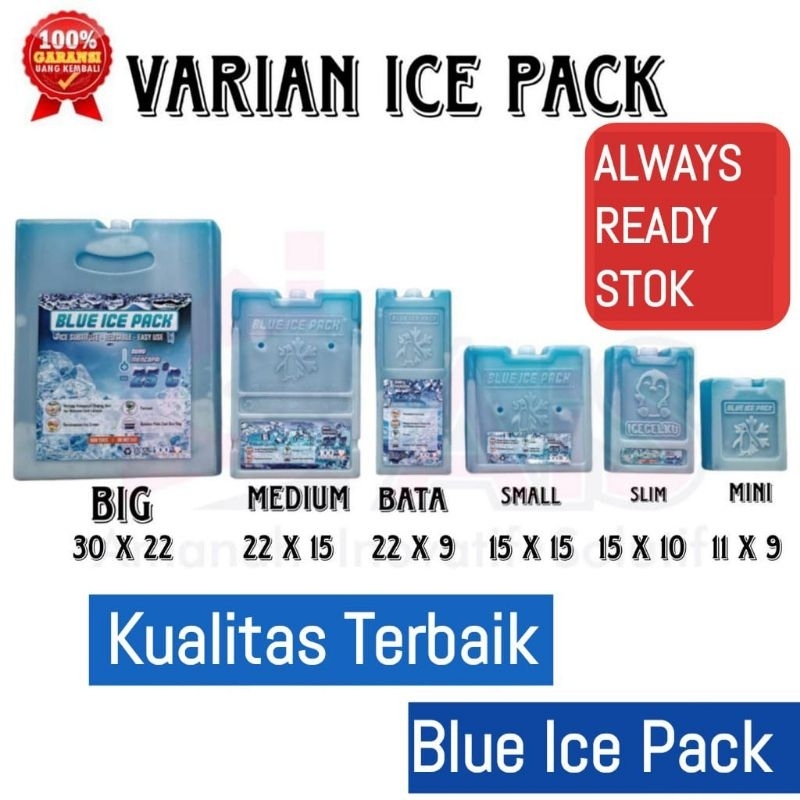 ICE PACK PENGGANTI DRY ICE GEL BLUE ICE PACK GEL PACK BERKUALITAS TINGGI SERBAGUNA UNTUK PENDINGIN ASI, PENDINGIN KIPAS ANGIN AC RUANGAN, PENDINGIN MESIN, PENDINGIN COOLER BAG COOLER BOX THERMAFREEZE BERKUALITAS ICE GEL PACK