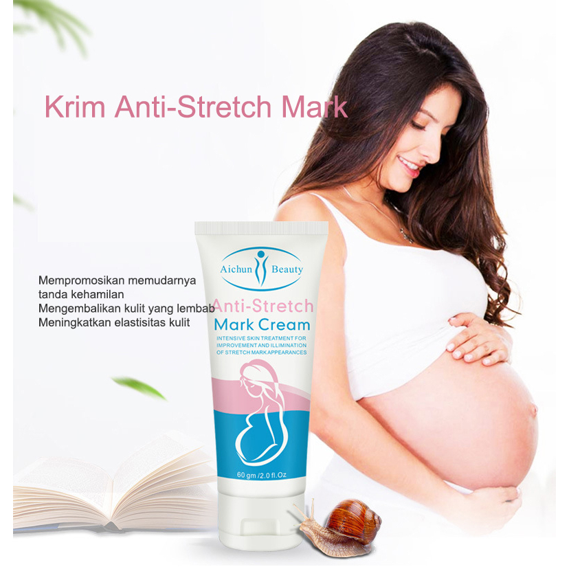 CREAM PENGHILANG STRETCH MARK Krim Stretch Mark 50G Penghilang Bekas Luka Penghilang Keloid Selulit Pregnancy Krim Anti Strechmark Aman untuk Bumil dan Busui