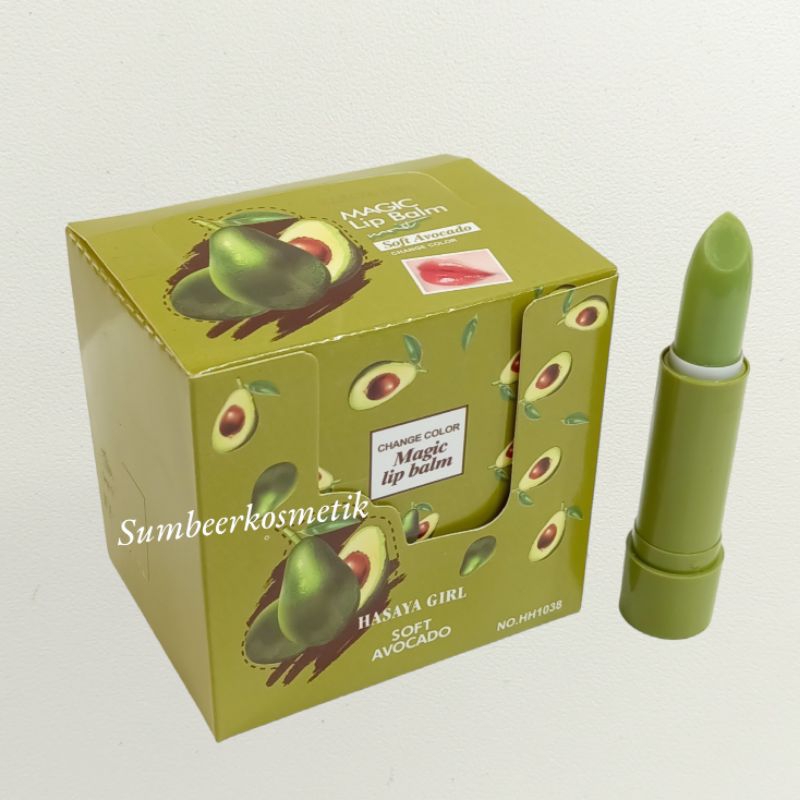 Lipstick Lip Balm Hasaya Girl Sift Avocado - Per Bok