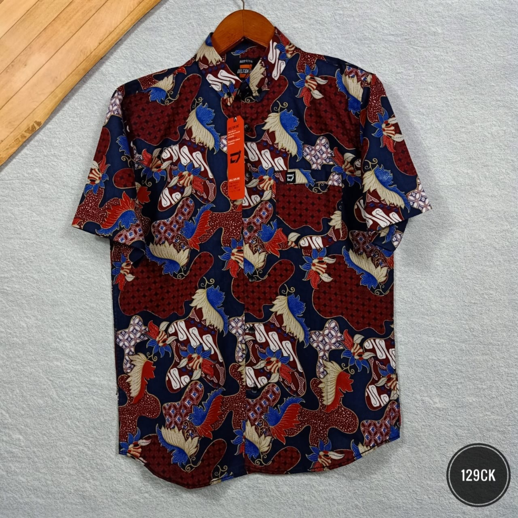Kemeja Pria Lengan Pendek Model Slimfit - Kemeja Kasual Pria (99CK)
