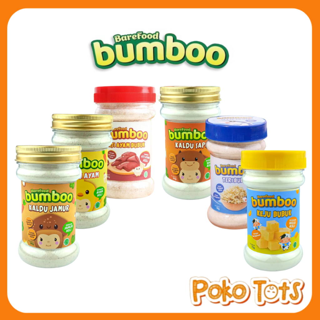 Bumboo Kaldu Asli MPASI No MSG Tanpa Gula &amp; Garam Bahan Alami Barefood Bumboo WHS