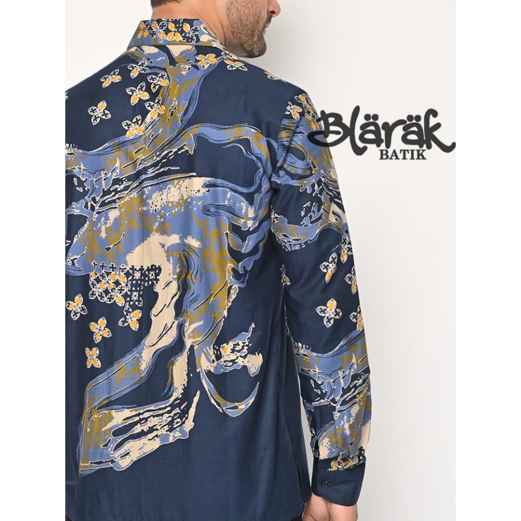 BAJU BATIK LENGAN PANJANG MEREK BLARAK