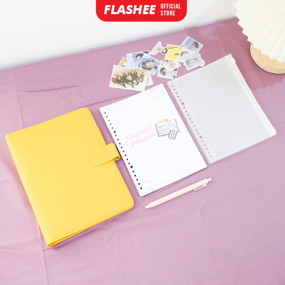 

Flashee Paket Binder Keuangan A6 A5 B5 Money Binder A6 A5 B5 Binder Sinking Fund Dana Darurat Ziplock Zipper Pocket Perencana Keuangan