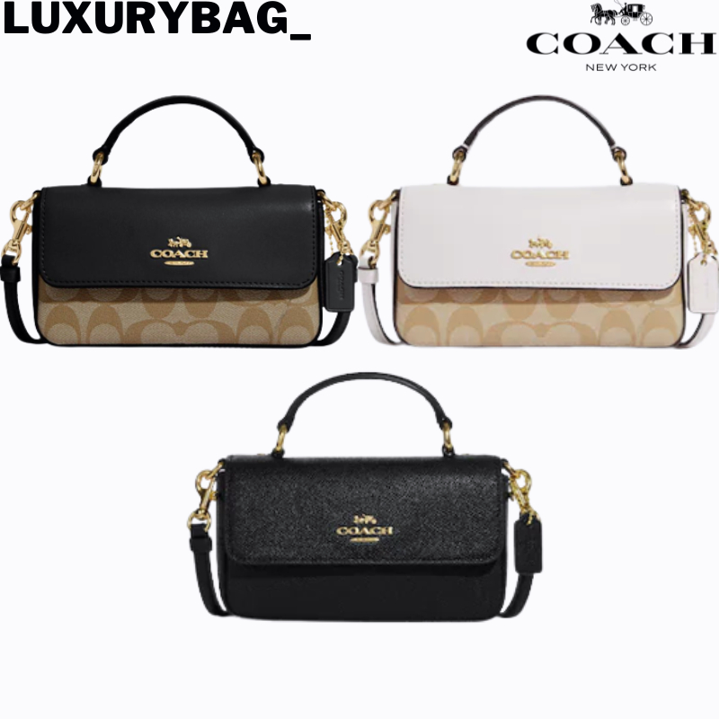 New 2023 Style Coach Mini Josie Top Handle Crossbody In Blocked Signature Canvas C339 C882 CC882 CC340