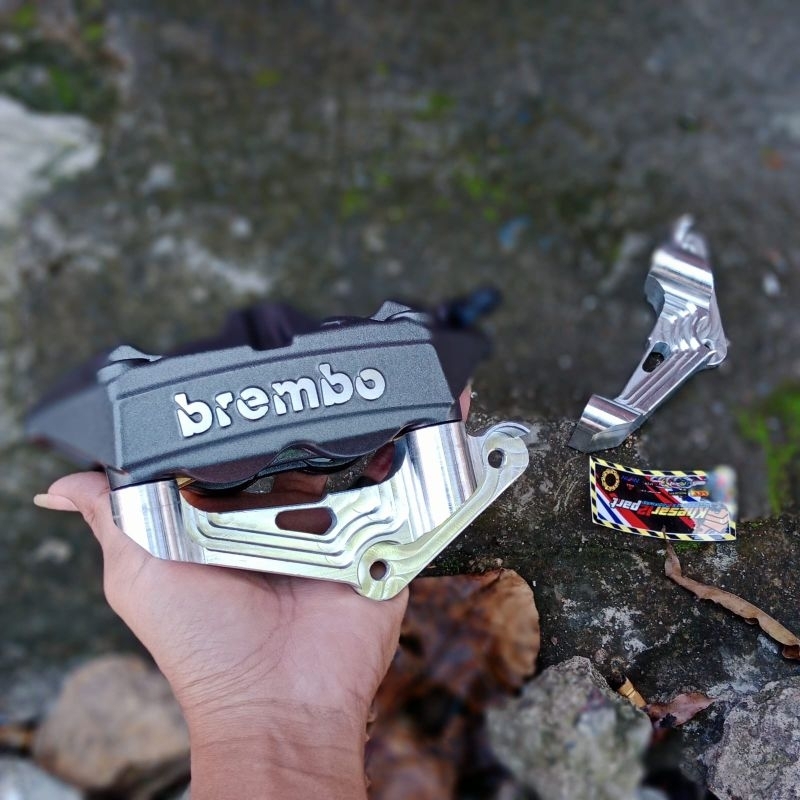 kaliper Brembo M4 PNP ninja kaliper Brembo set breket pnp ninja